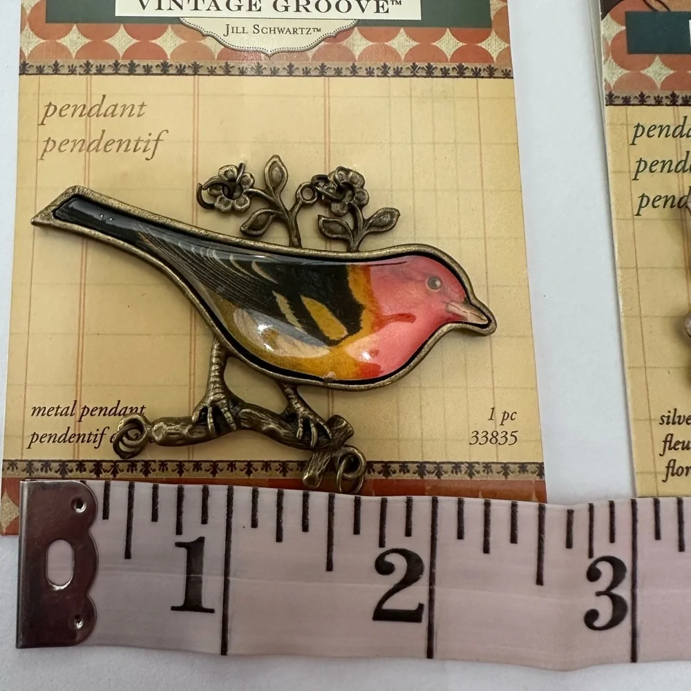 Making Memories Vintage Groove Jill Schwartz Craft Pendant Combinations Jewelry